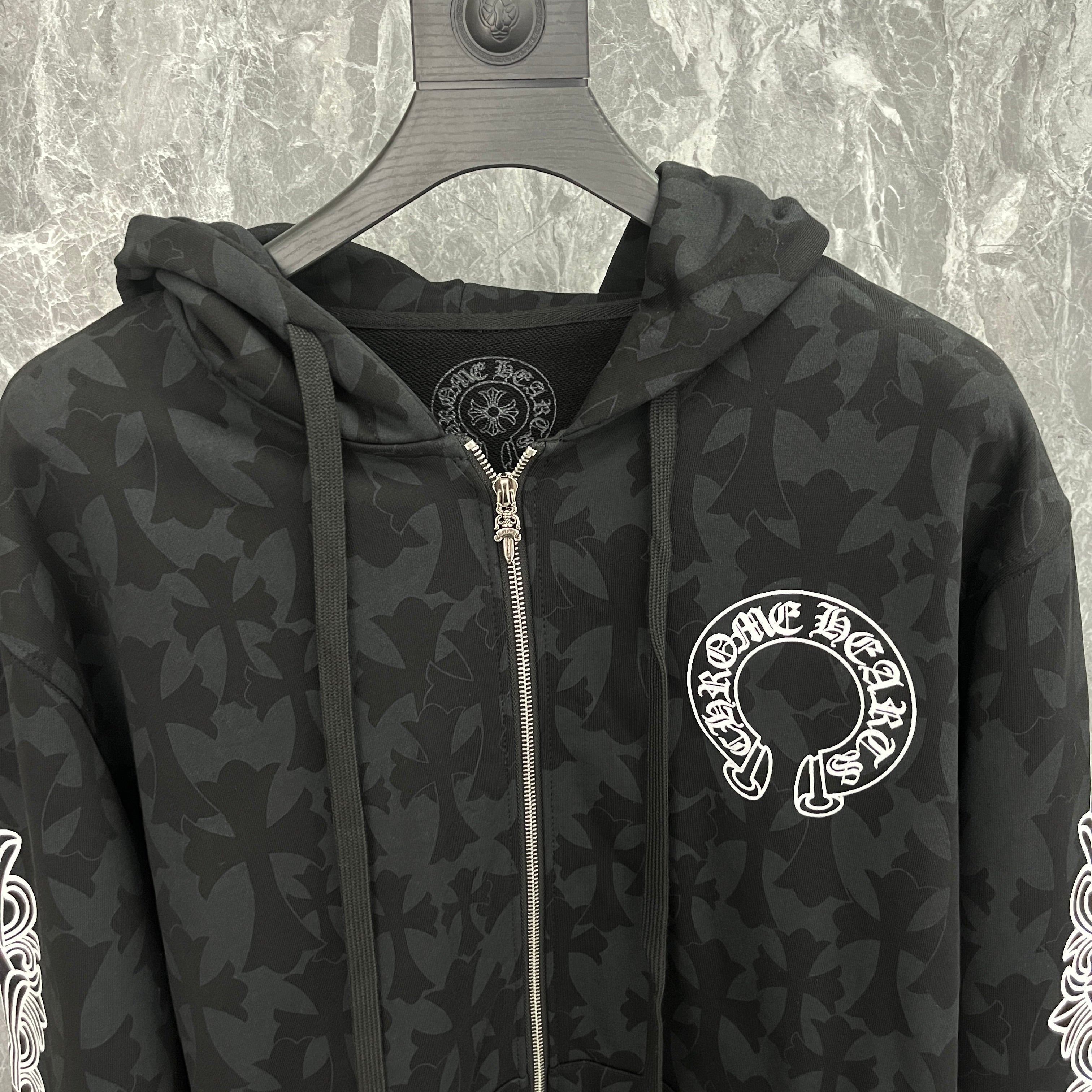 Chrome Hearts Zip Up Hoodie K5028
