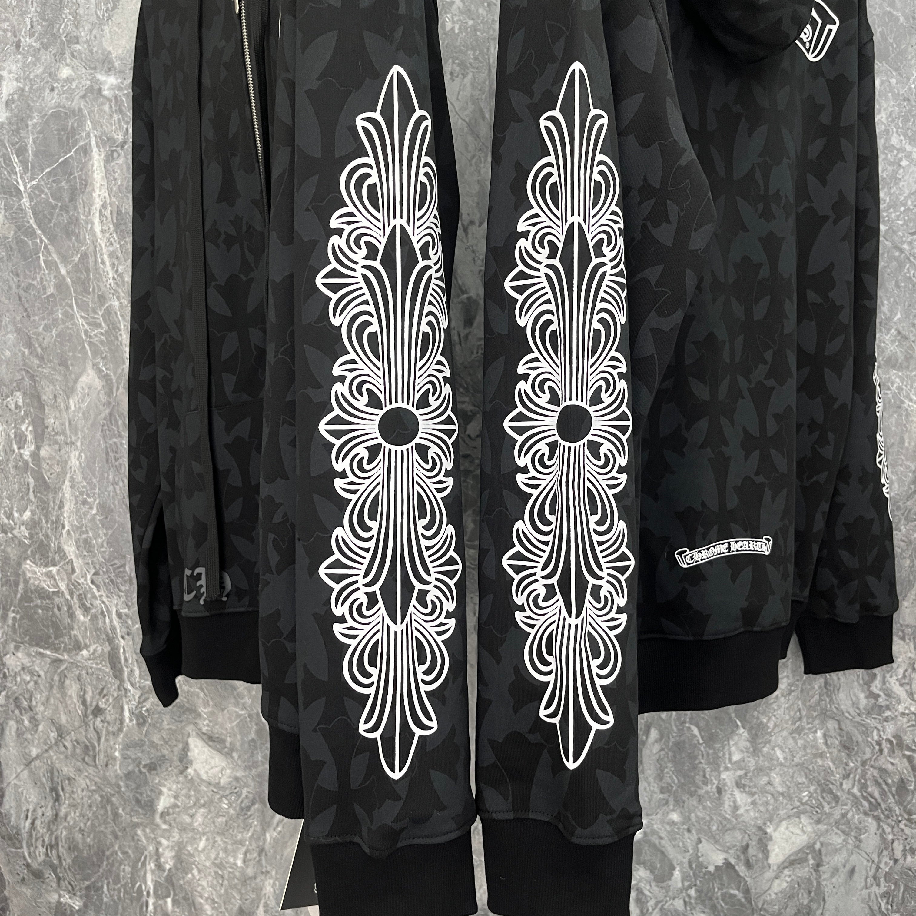 Chrome Hearts Zip Up Hoodie K5028